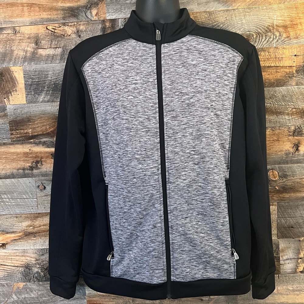 Adidas Golf Pure Motion Full Zip, Black/Grey, Perfect Condition ⛳️